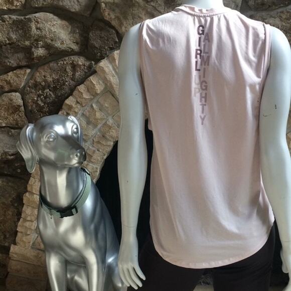 Fabletics Girl Up Almighty Muscle Tank Mesh Women's Size XS Pink - Picture 4 of 8